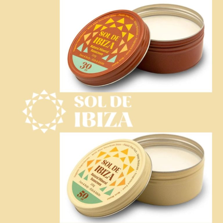 Sol de Ibiza sunscreen in blikje
