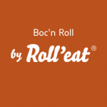 roll eat boc n roll logo Bag-again