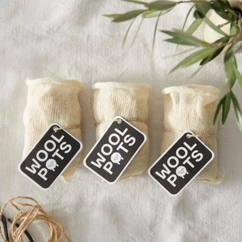 Wool Pots biologisch afbreekbare plantenpotjes bij Bag-again zero waste webshop